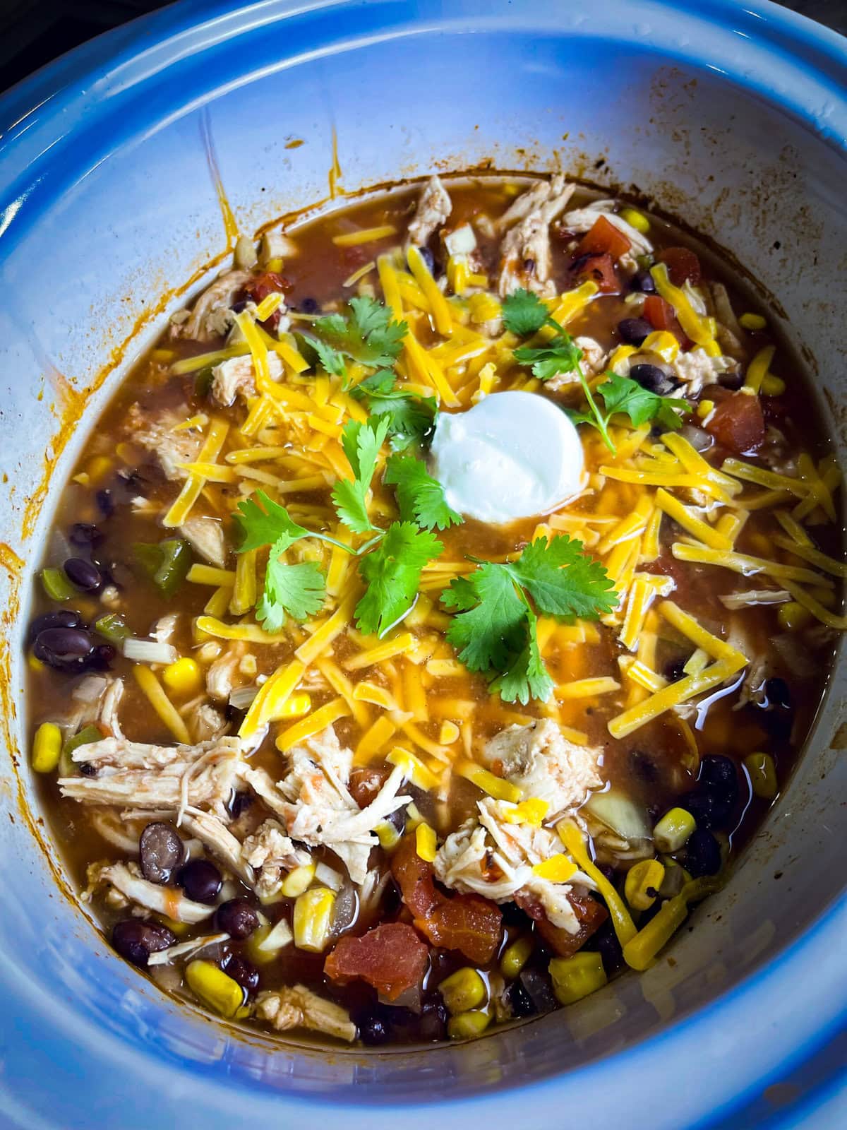 Family-Friendly Crockpot Chicken Enchilada Soup: Feeds a Crowd!